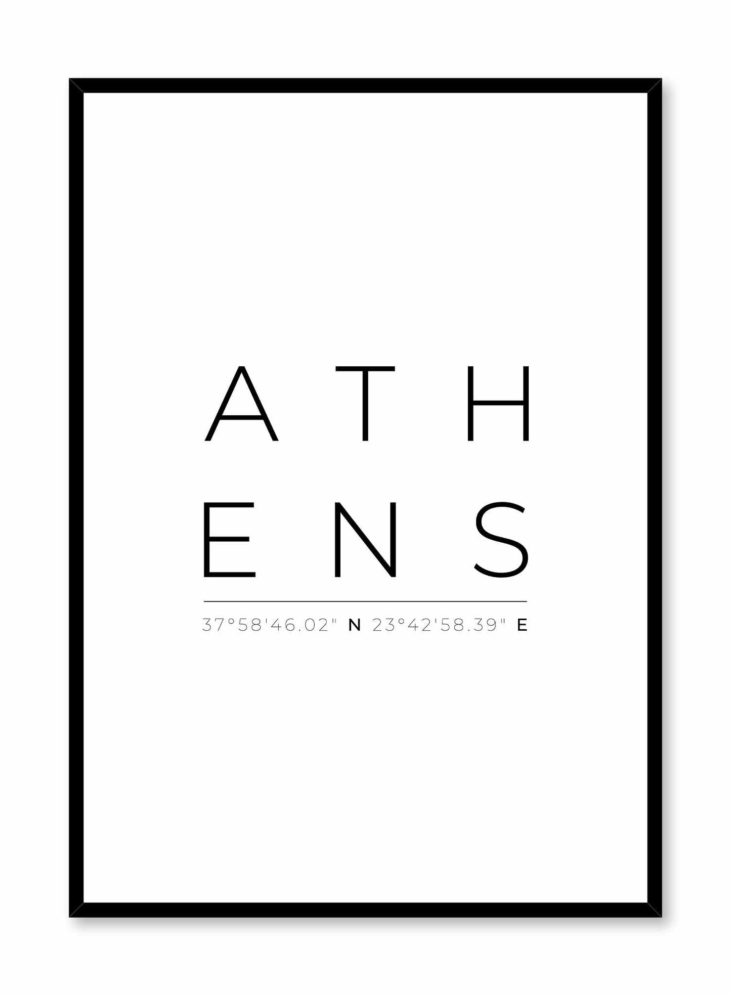 Athens Coordinates, Poster