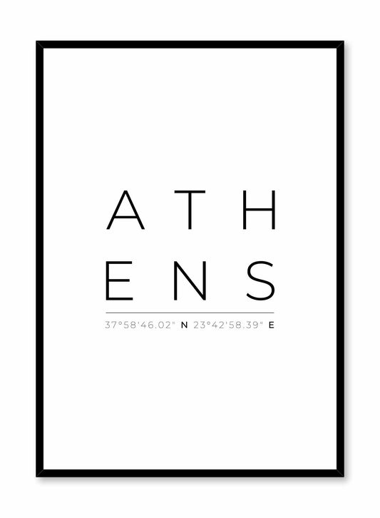 Athens Coordinates, Poster