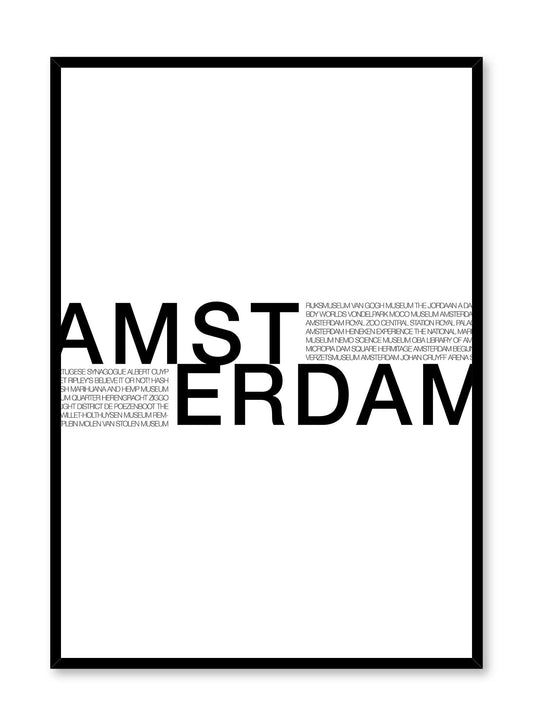 Amsterdam Attractions, Poster