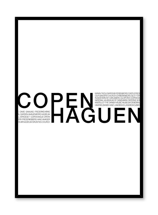 Copenhagen Attractions, Poster